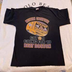 2004 Los Angeles Lakers Playoffs Champions shirt 90s 80s tee for fan men women